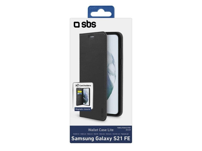 SBS Book Wallet Lite Case for Samsung Galaxy S21 FE® - Black