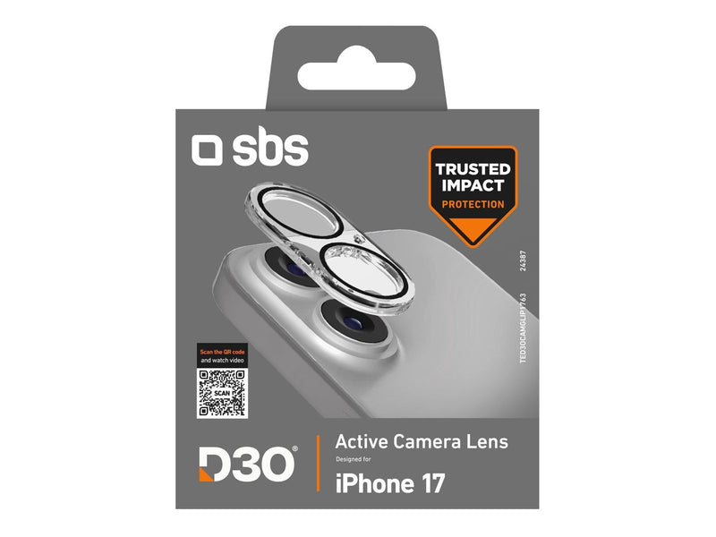 SBS Camera Glass for iPhone 17 with D3O technology