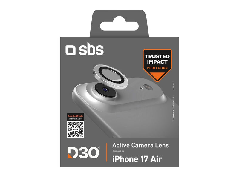 SBS Camera Glass lens protector with D3O technology for iPhone 17 Air