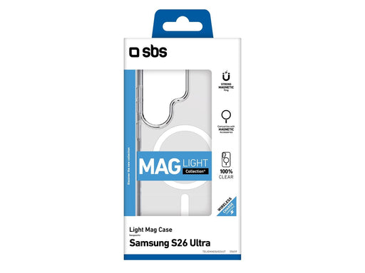 SBS Cover Light Mag Protective Case for Samsung Galaxy S26 Ultra Compatible with MagSafe - Transparent