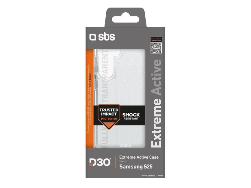 SBS D3O Case for Samsung Galaxy S25 - Transparent