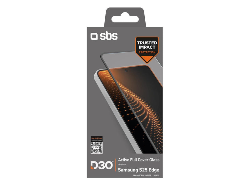 SBS D3O Glass on Samsung Galaxy S25 Edge
