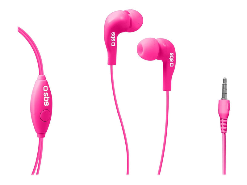 SBS In Ear Stereo Earset Studio Mix 10 - Pink