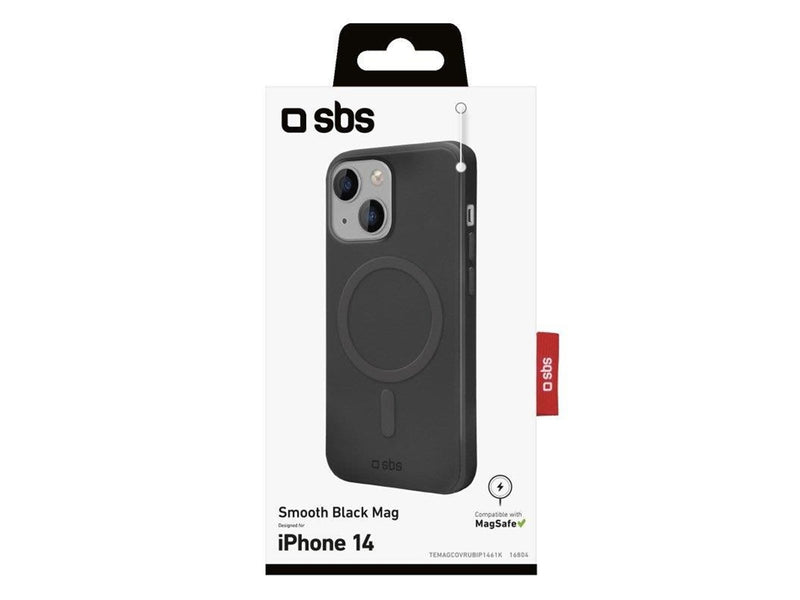 SBS Novelty MagSafe® Compatible Magnetic Charging Case for iPhone 14 / 13® - Black