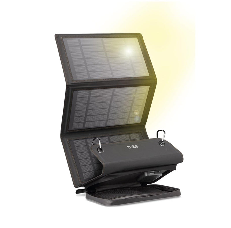 SBS Portable Solar-Powered Battery Charger - 10W