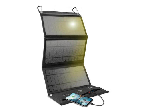 SBS Portable Solar-Powered Battery Charger - 21W