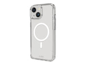 SBS Rigid transparent case compatible with MagSafe charging for iPhone 15 - Transparent