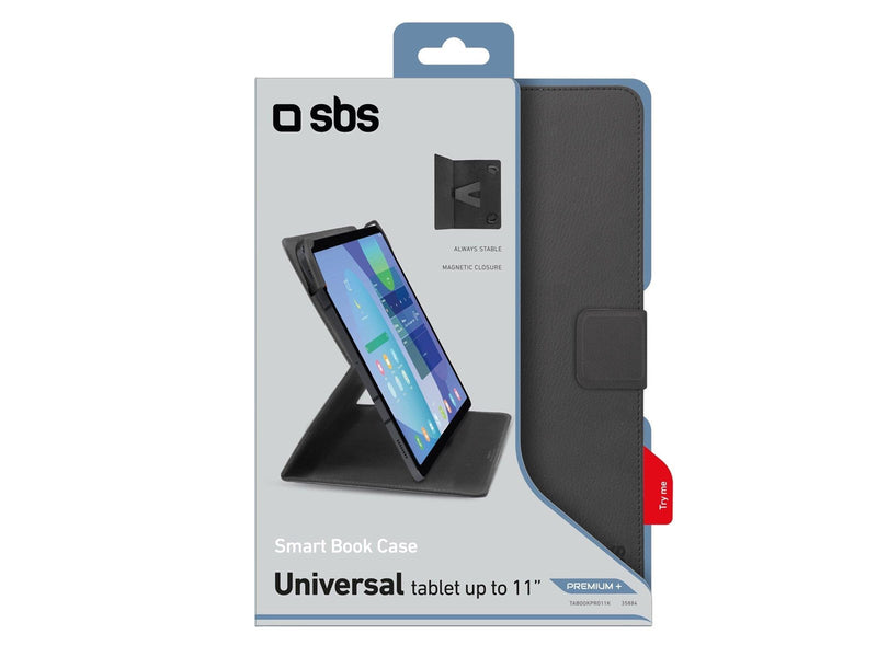 SBS Smart Book Case for 9"-11" Tablet - Black