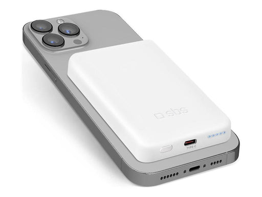SBS TEBB5000MAG1CW 5000 mAh USB-C MagSafe compatible - white - 5000 mAh