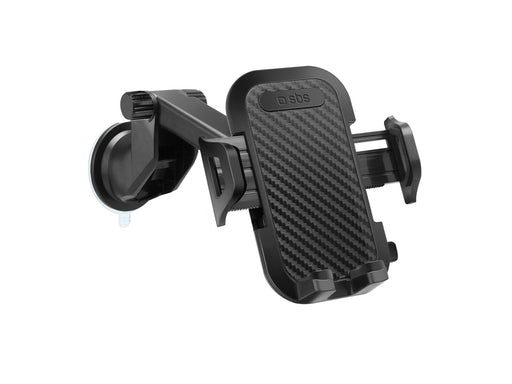 SBS TEHWSUPWIND smartphone holder telescopic with suction cup - black