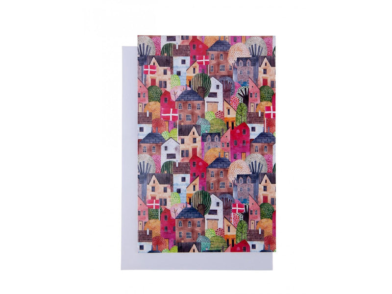 SCANSEASON CARD WITH ENVELOPE 11X17CM HOUSES