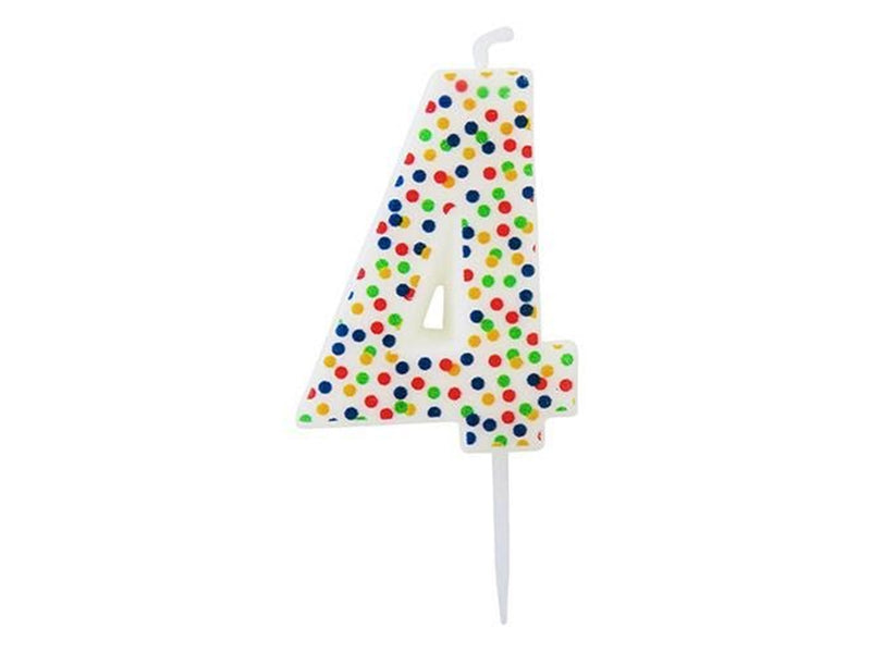 SCANSEASON Light with number 4. 7.5cm high