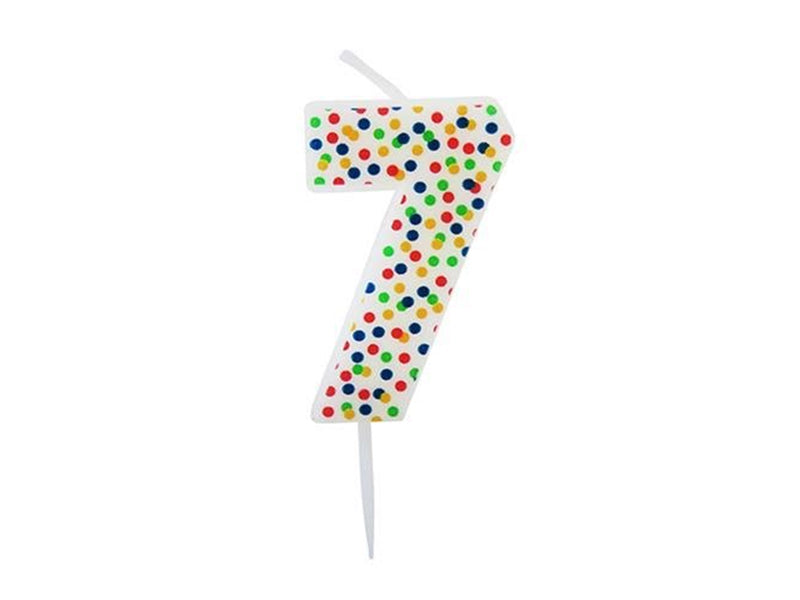 SCANSEASON Light with number 7 . 7.5cm high