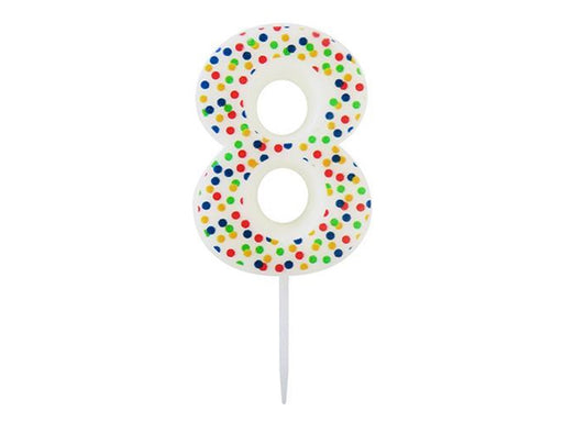 SCANSEASON Light with number 8. 7.5cm high