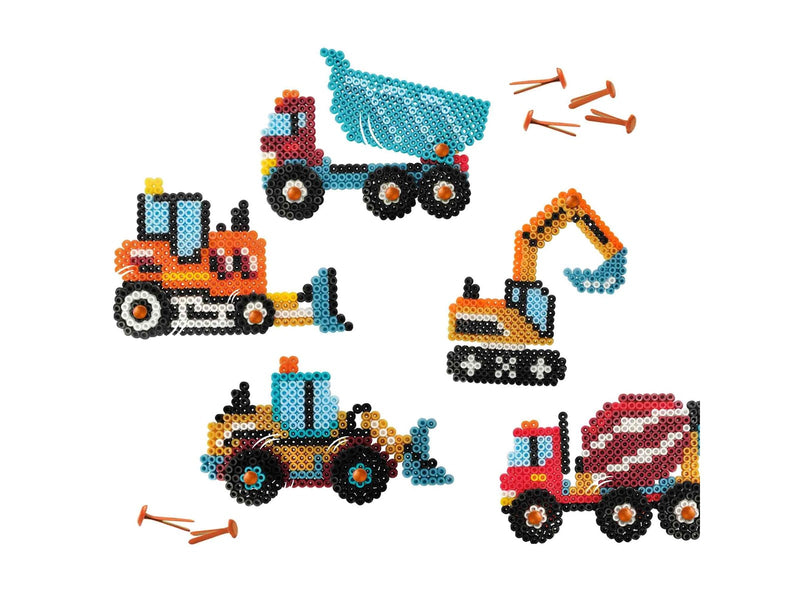 SES Creative Beedz - Iron-on Beads - Construction Vehicles