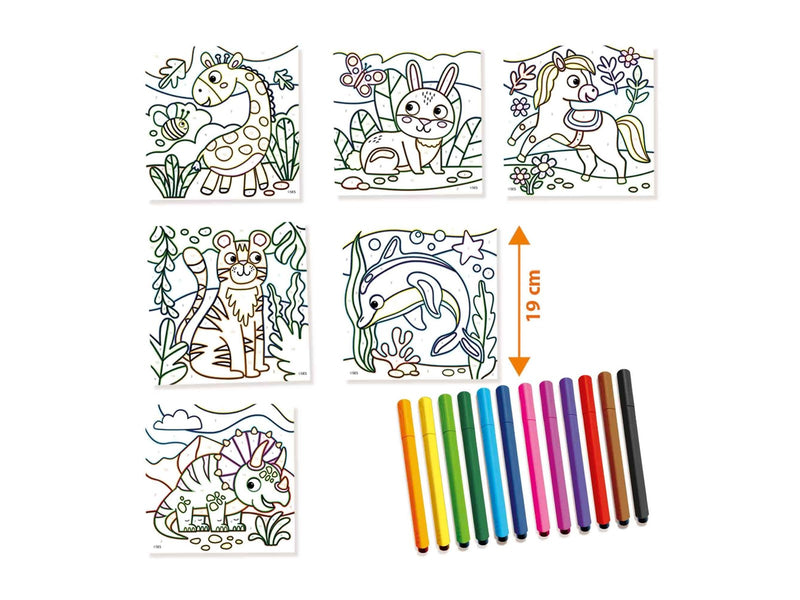 SES Creative Colour by Numbers - Triangular Pens