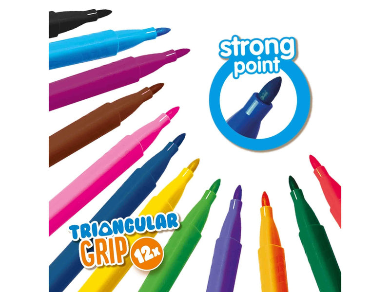 SES Creative Colour by Numbers - Triangular Pens