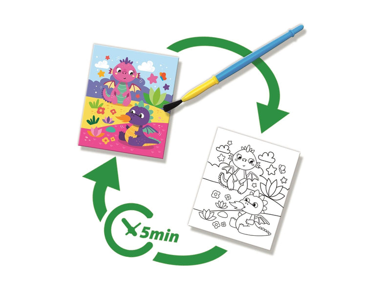 SES Creative Colour with Water Fantasy Colouring Book