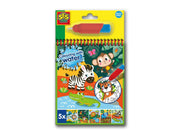 SES Creative Colour with Water Safari Colouring Book