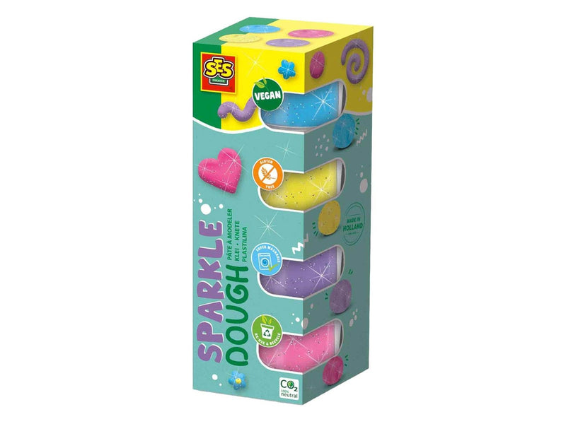 SES Creative Feel Good Clay - Sparkle 4x90gr