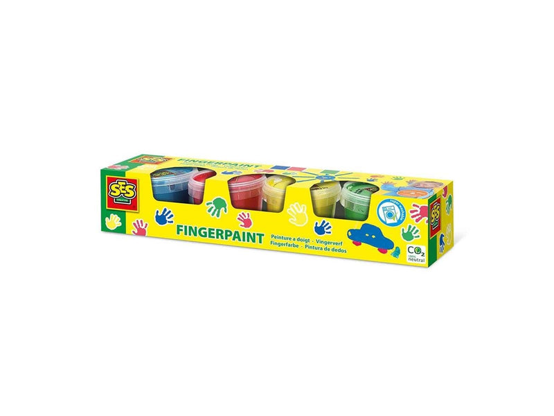 SES Creative Finger Paint Primary Colors 4x110ml