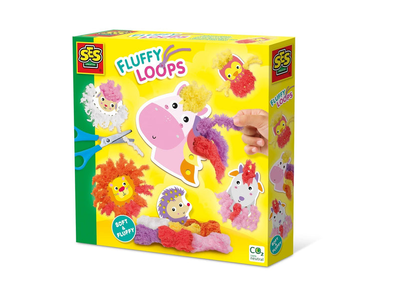 SES Creative Fluffy Loops - Soft Yarn Animals