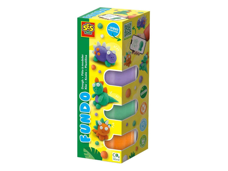 SES Creative Fundo Clay - Dinos
