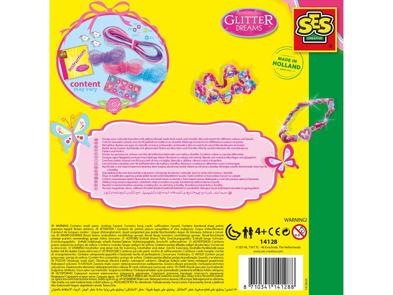 SES Creative Glitter Bracelets