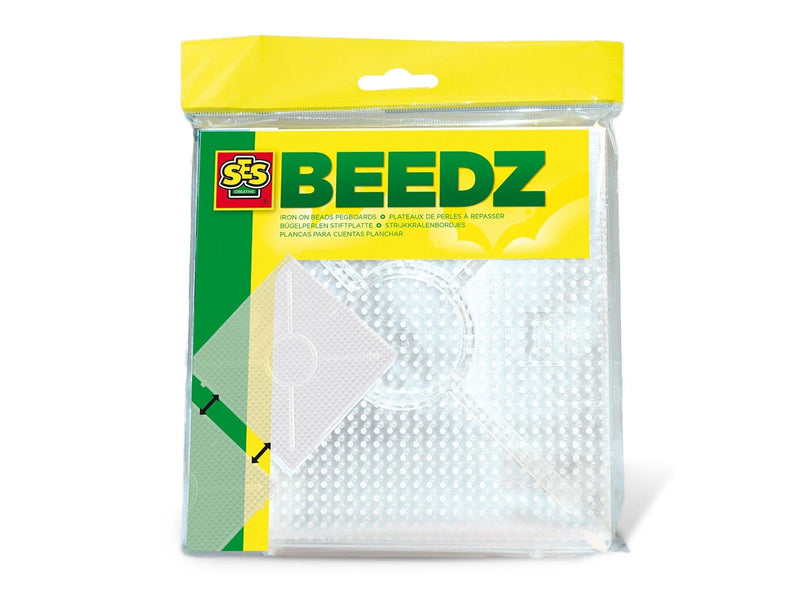 SES Creative Iron-On Beads Connecting Boards White