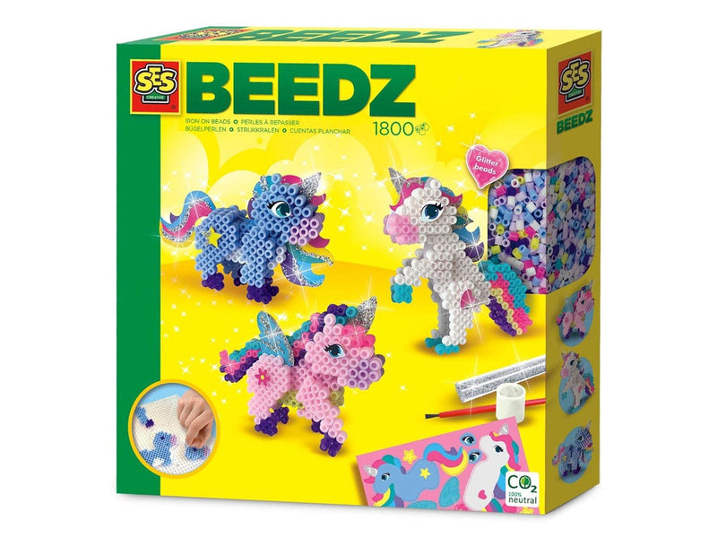 SES Creative Iron-on Bead Set - Unicorns