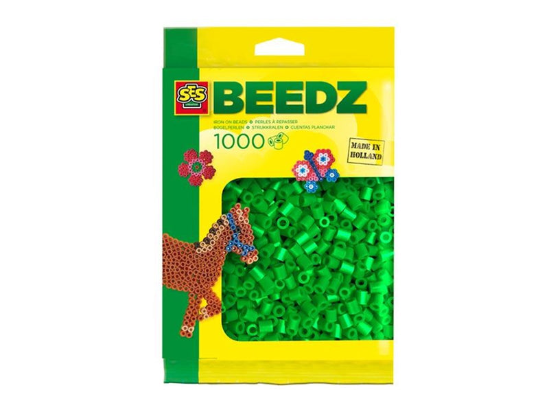 SES Creative Iron-on Beads - Green 1000pcs.