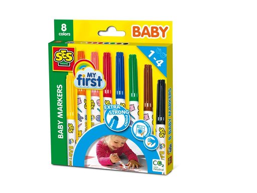 SES Creative My First - Baby Markers 8 Colours