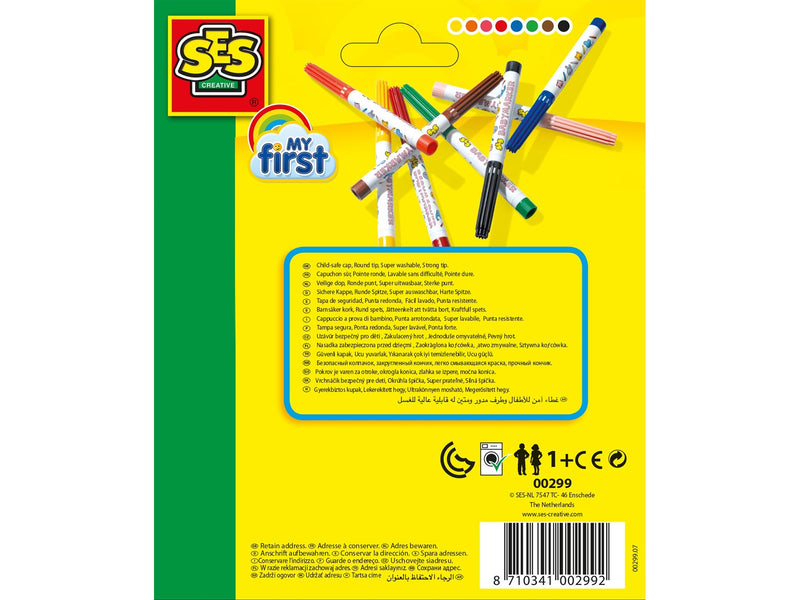 SES Creative My First - Baby Markers 8 Colours
