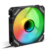 Sharkoon Shark Mirror RGB PWM, 120 mm, schwarz