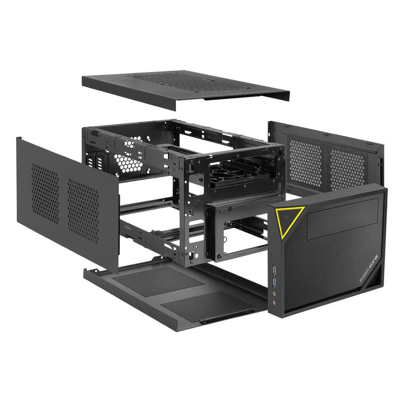 Sharkoon PC Gehäuse SHARK ZONE C10 Mini-ITX schwarz