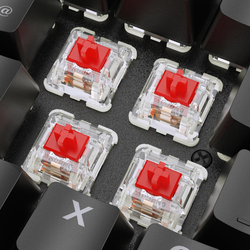 Sharkoon SKILLER SGK36W Dual-Mode Gaming-Tastatur, Huano Red
