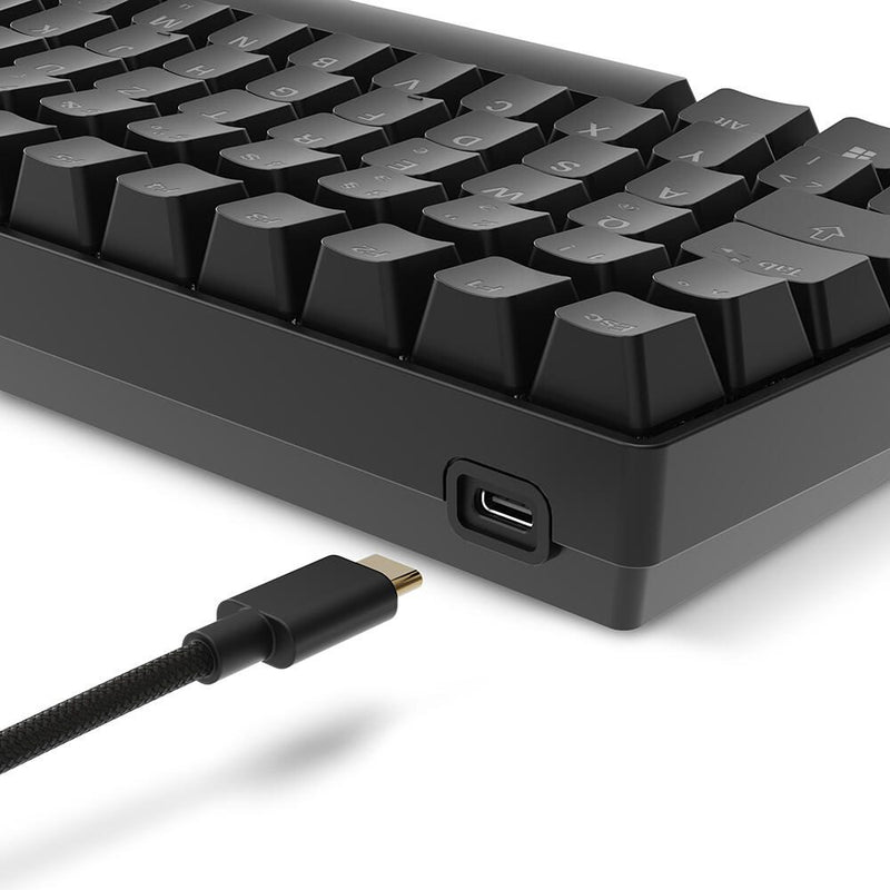 Sharkoon SKILLER SGK50 S2 Black Gaming-Tastatur, Gateron Yellow