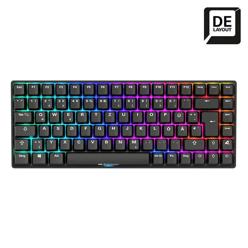 Sharkoon SKILLER SGK50 S3 PBT - Black Gaming-Tastatur, Gateron G Pro 3.0 Yellow