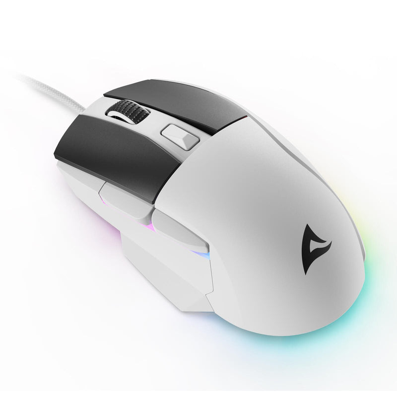 Sharkoon SKILLER SGM35 Gaming-Maus, weiß