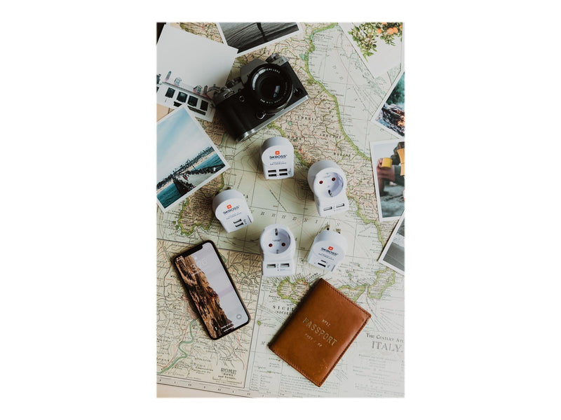 SKross Country Travel Adapter World to Australia/China