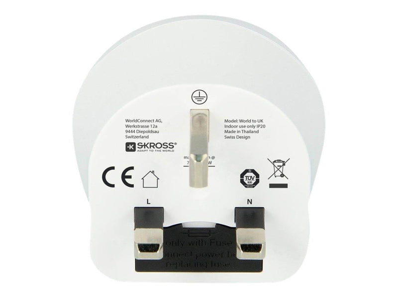 SKross Country Travel Adapter World to UK