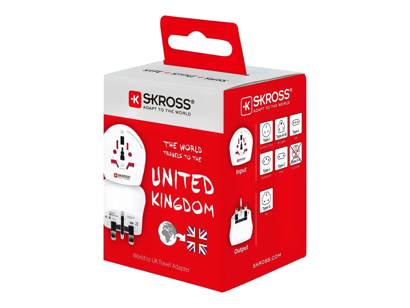 SKross Country Travel Adapter World to UK