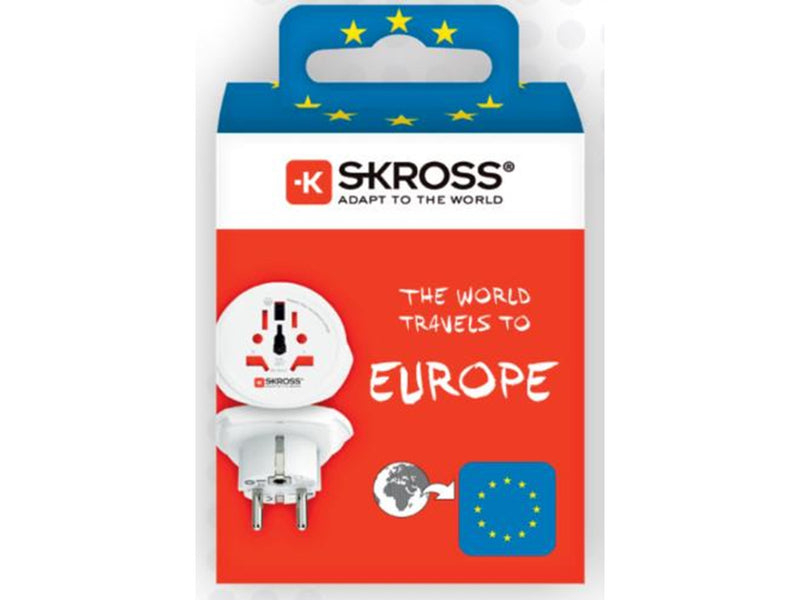 SKross World to Europe Travel Adapter