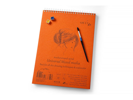 SMLT Drawing pad MIXED MEDIA paper. A3. 200g.