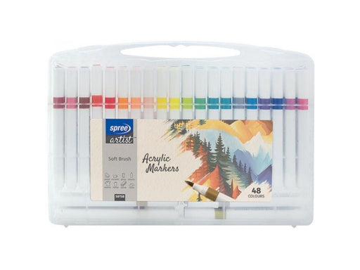 SPREE Acrylic Brush Tips 48 pcs.