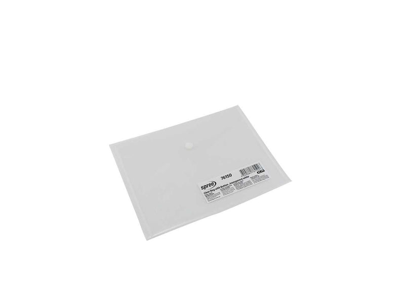 SPREE Envelope C5 plastic.12 pcs. clear. WHITE