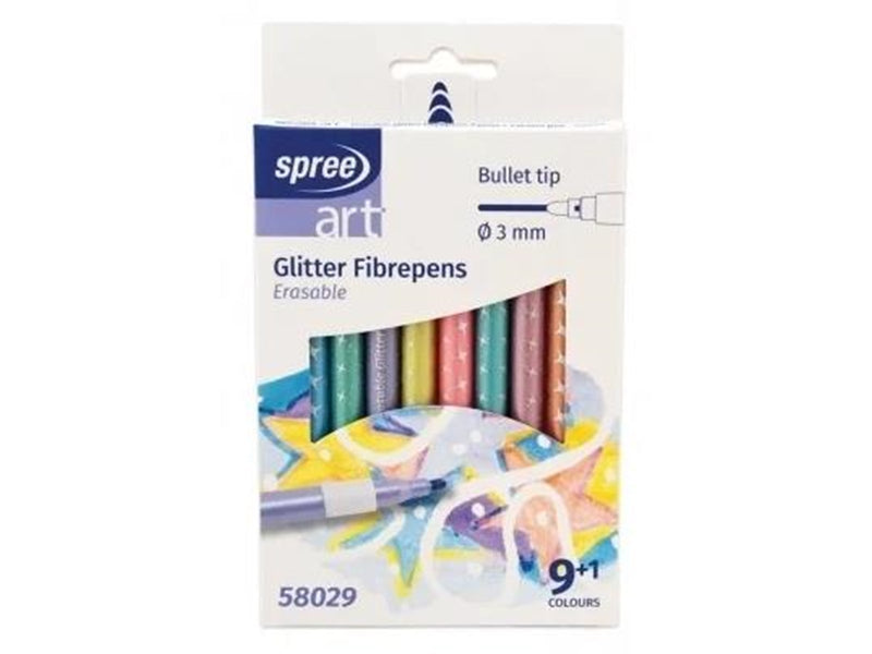 SPREE Glitter pencil tips 9 pcs DISPENSABLE