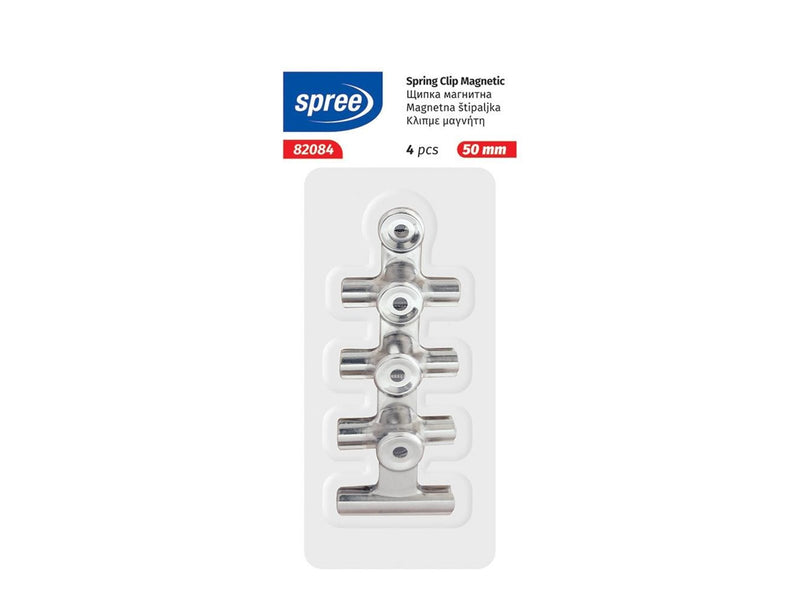 SPREE Paper clip Bulldog with magnet 50 mm 4 pcs