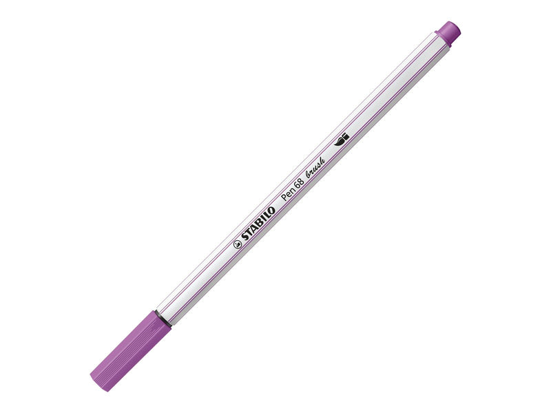 STABILO Pen 68 Brush 60 - Plum Purple