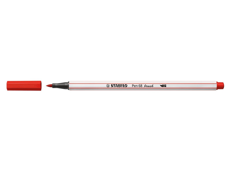 STABILO Pen 68 Brush - Felt-tip pen - Carmine red (48)
